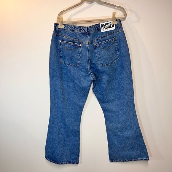 NWT The Ragged Priest High Rise Flare Jeans Dakota Womens Sz 36 W 31 Inseam - Picture 5 of 9